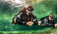 sidemount diver à Koh Lanta
